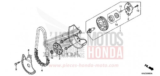 POMPE A HUILE FES125AC de 2012